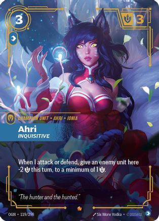 Ahri - Inquisitive - Isekai Decks