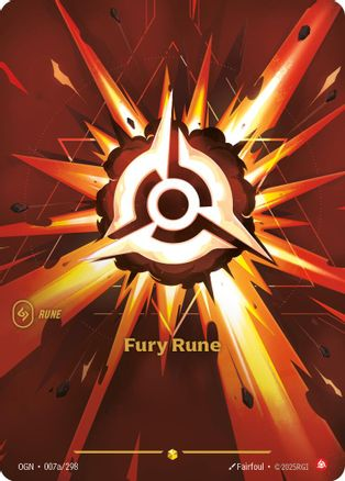 Fury Rune (Alternate Art) - Isekai Decks