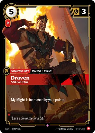 Draven - Showboat - Isekai Decks