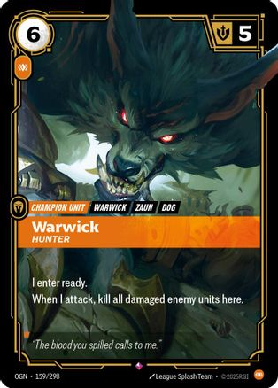 Warwick - Hunter - Isekai Decks