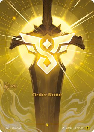 Order Rune (Alternate Art) - Isekai Decks