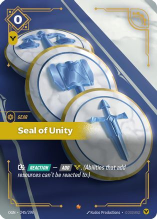 Seal of Unity - Isekai Decks