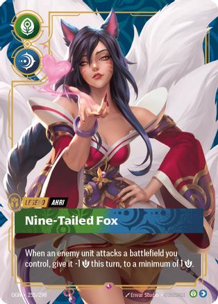 Ahri - Nine-Tailed Fox - Isekai Decks